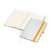 Geiger-Notes Notizbuch Match-Book White A4 Bestseller, inkl. Digitaldruck auf Einband, matt, gelb