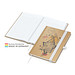 Geiger-Notes Match-Book White Bestseller Notizbuch A4 Natura braun, inkl. Druck, weiß