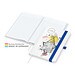 Geiger-Notes Match-Book White Bestseller Notizbuch A5 Natura, inkl. Druck, mittelblau
