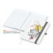 Geiger-Notes Match-Book White Bestseller Notizbuch A5 Natura, inkl. Druck, silbergrau