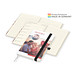 Geiger-Notes Match-Hybrid Creme Bestseller Notizbuch, Cover-Star matt, inkl. Druck, schwarz