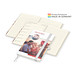 Geiger-Notes Match-Hybrid Creme Bestseller Notizbuch, Cover-Star matt, inkl. Druck, weiß