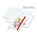 Geiger-Notes Match-Hybrid White Bestseller Notizbuch A4, Natura, inkl. Druck, rot
