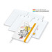 Geiger-Notes Match-Hybrid White Bestseller Notizbuch A5, Natura, inkl. Druck, gelb