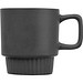 Matte Keramiktasse, 300ml AURELIA, schwarz