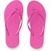 MAUPITI L / XL. Bequeme Flip-Flops mit PE-Sohle und PVC-Riemen, Rosa