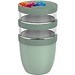 Mepal Ellipse Dreiteiliger, 500 ml + 2 x 200 ml Lunchpot, salbei