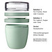 Mepal Lunchpot Ellipse Lebensmittelbehälter, nordic sage