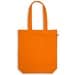 MERIDA. Tragetasche (220 g/ m²) aus Baumwolle (50%), recycelter Baumwolle (30%) und polyester (20% rPET), Orange