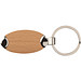 Metall-Holz-Schlüsselanhänger Baltrum,braun