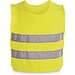 MIKE. Kinder Reflektorweste aus 100% Polyester, Gelb