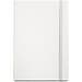 MILKY. A5-Notizblock mit Hardcover aus 100 % recyceltem Papier, Weiß