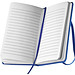 Mini-Notizbuch, Blau