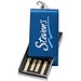Mini Rotate USB-Stick, blau, 1GB