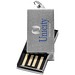 Mini Rotate USB-Stick, silber, 1GB