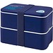 MIYO POP 700 + 700 ml doppelschichtige Lunchbox, blau