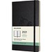 Moleskine Hardcover 12 Monate Wochenkalender L, schwarz