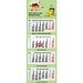 Geiger-Notes Monatskalender Quadro Light 4 Bestseller, Benelux, inkl. Druck, hellgrau