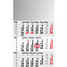 geiger notes Monatskalender Solid 3 Bestseller, hellgrau geiger notes Monatskalender Solid 3 Bestseller, hellgrau