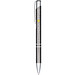 Moneta Druckkugelschreiber aus eloxiertem Aluminium, grau Moneta Druckkugelschreiber aus eloxiertem Aluminium, grau