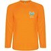Montecarlo Langarm Sport-Shirt für Männer, Fluor Orange, L
