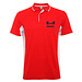 Montmelo Sport Poloshirt Unisex, rot / weiß, 2XL