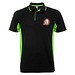 Montmelo Sport Poloshirt Unisex, schwarz / limone, 2XL