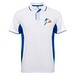 Montmelo Sport Poloshirt Unisex, weiß / royalblau, L
