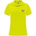 Monzha Sport Poloshirt für Damen, Fluor Yellow, L