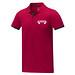 Morgan Polo für Herren, zweifarbig, rot, L