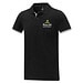 Morgan Polo für Herren, zweifarbig, schwarz, S
