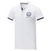 Morgan Polo für Herren, zweifarbig, weiss, S