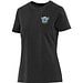 Nanaimo Kurzärmeliges T-Shirt für Damen im Washed Look, 160 g/m2, schwarz, XXL