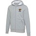 Natron 320 g/m² Sherpa-Kapuzenjacke mit Reißverschluss, heather grau, S