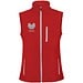 Nevada Softshellbodywarmer Unisex, rot, M