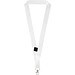 Neve Sublimation Lanyard für mit Loop, schwarz, 25mm