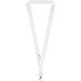 Neve Sublimation Lanyard für mit Loop, weiss, 20mm