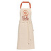 Nia 200 g/m² Schürze aus recycelter Baumwolle, Brick