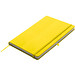 Notizbuch Happy, DIN A5, blanko, gelb Notizbuch Happy, DIN A5, blanko, gelb