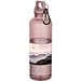 Oregon 750 ml RCS-zertifizierte Trinkflasche aus recyceltem Kunststoff mit Karabinerhaken, altrosa