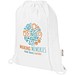 Oregon Blend 140 g/m² GRS-recycelter Turnbeutel 5 L, weiss