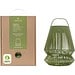 Originalhome Lampion tragbare Laterne aus recyceltem Material, grün