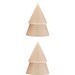 Originalhome Weihnachtsbaum Kerze M, 2er Set, beige