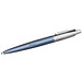 PARKER Druckkugelschreiber Jotter Metall, blaue Mine, blau,silber