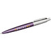 PARKER Druckkugelschreiber Jotter Metall, blaue Mine, mittelviolett PARKER Druckkugelschreiber Jotter Metall, blaue Mine, mittelviolett