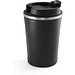 PHELPS CERAMIC. Reisebecher aus Edelstahl mit Keramikbeschichtung innen 470ml, Schwarz