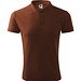Polohemd Herren Pique Polo, 2XL, schokolade