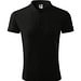 Polohemd Herren Pique Polo, 2XL, schwarz