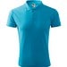 MALFINI Polohemd Herren Pique Polo, 3XL, türkisblau
