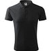 Polohemd Herren Pique Polo, S, ebony grau